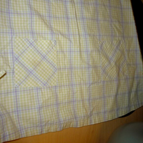 Vintage Toddler Girls size 3T Esprit plaid print sleeveless summer pastel dress - Picture 2 of 4